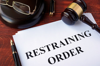 Restraining order document