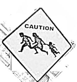 Caution sign