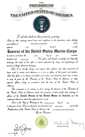 Warrant of promotion